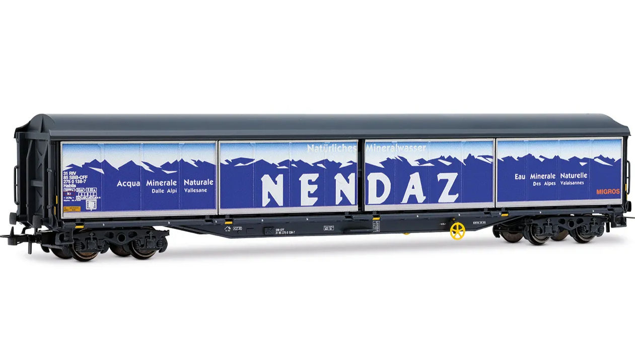 Rivarossi HR6720, Vagón puertas correderas tipo Habils SBB "NENDAZ", ép. V
