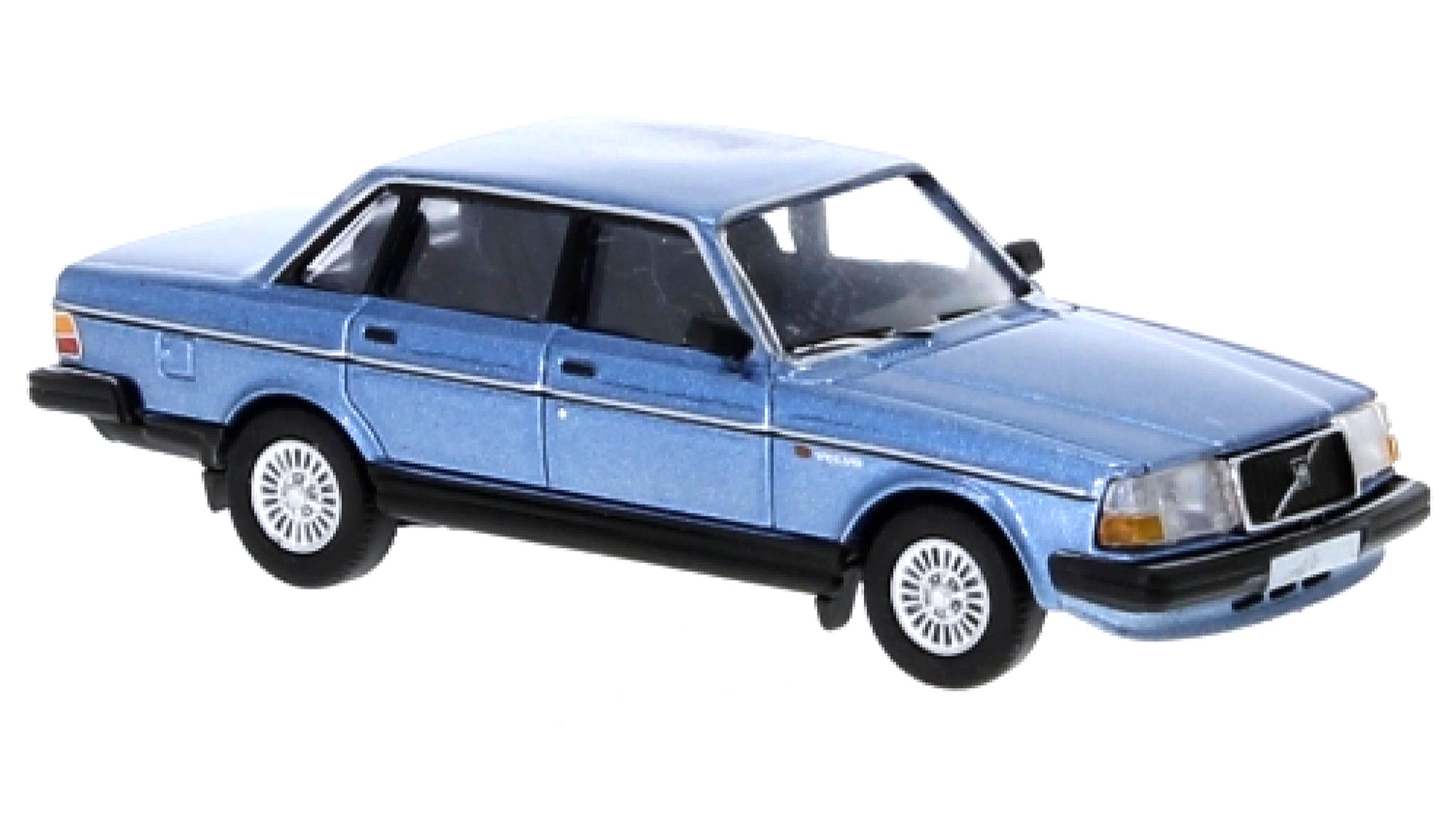 Brekina PCX870119, Volvo 240, metallic blue 1989