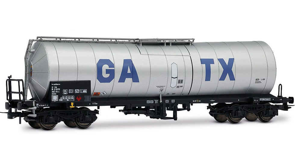 Miniatura: Rivarossi HR6667, Pack 2 vagones cisternas logo GATX, época VI