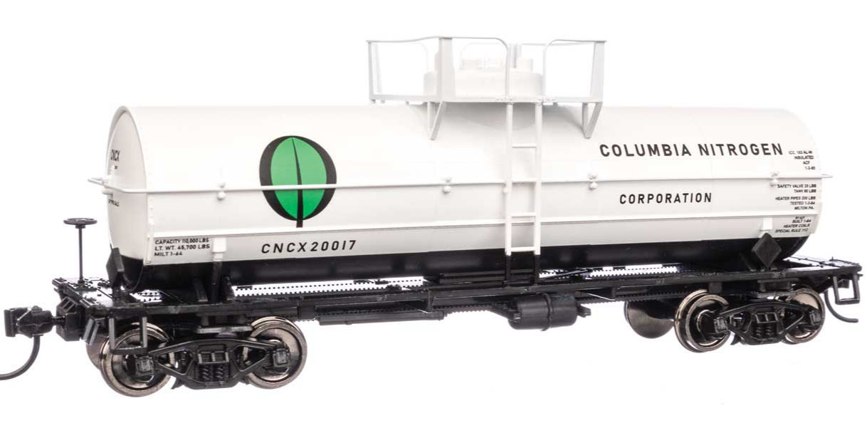 Walthers 48403, Carro 36' 10,000-Gallon Insulated Tank Car, CNCX #20017