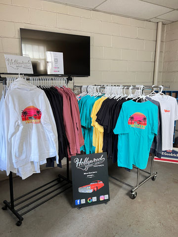 A small portion of Hollywood Garage Apparel