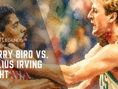 When Legends Collide: The Night Larry Bird and Julius Erving Lost Control