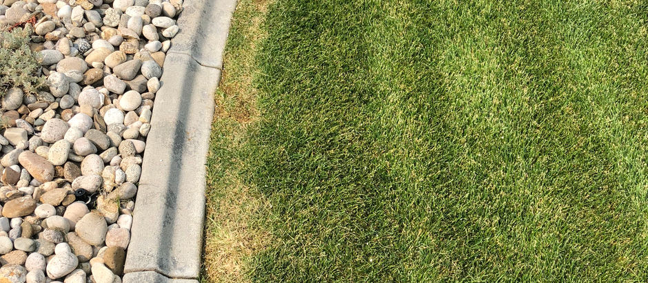Tapered trimming weakens your grass