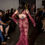 Thumbnail:  Sabra Kadabra's Ink and Lace maroon cutout mermaid gown