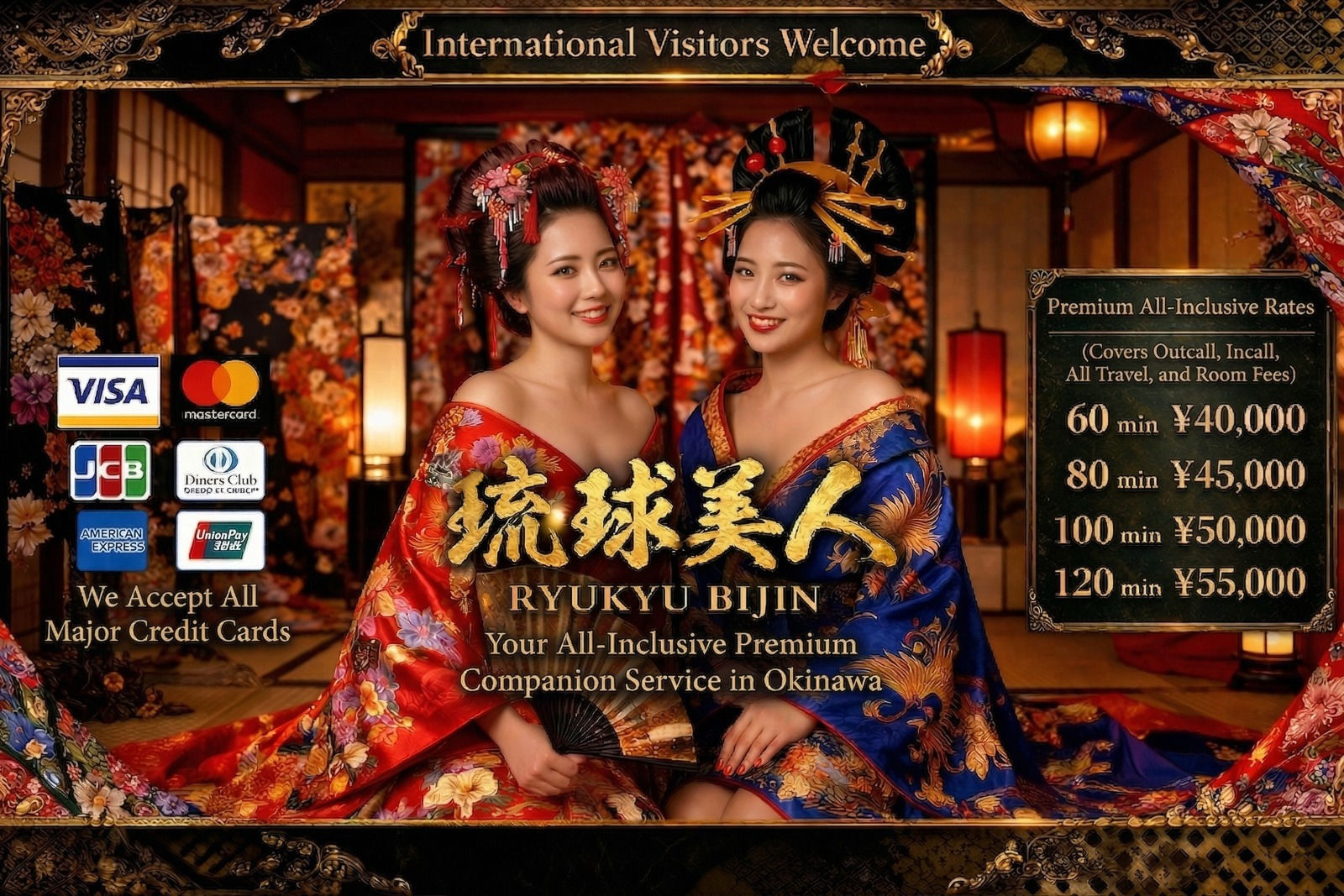 Ryukyu bijin / Outcall and Incall / Escort