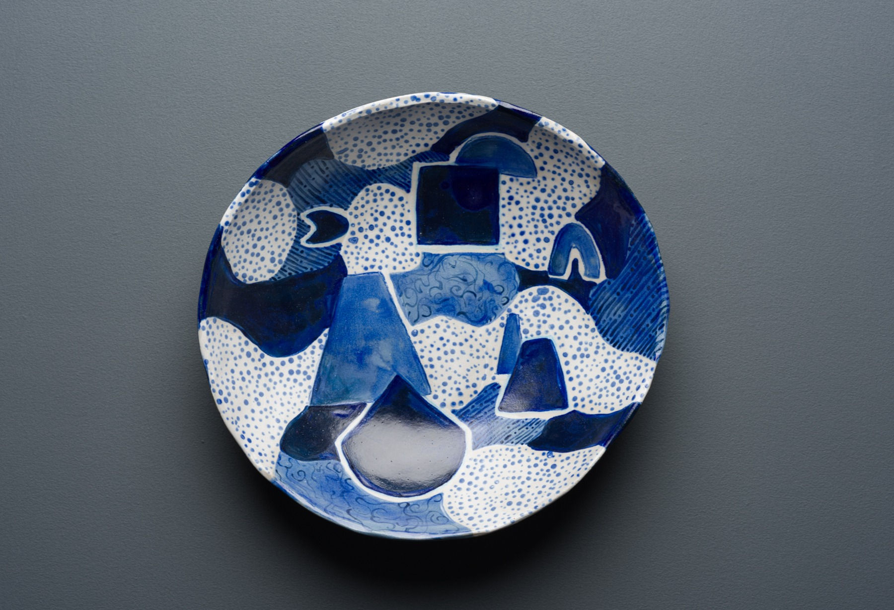 Blue Sky Lagoon Large Bowl