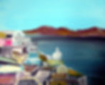 vue sur le volcan de santorin indisponible
