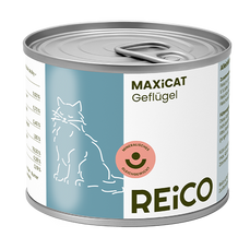 MAXiCAT Geflügel als ausgewogenes Katzenfutter mit leicht verdaulichem Geflügelprotein.