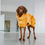 Thumbnail: Lill's - Hundebademantel aus Bio-Baumwolle in Senf