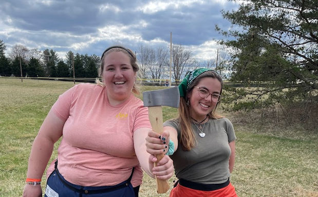 Louisiana State University club members prepare to compete in the water boil competition at Conclave 2022.