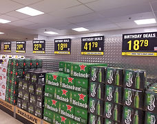 A2 Display boards over pallet drop