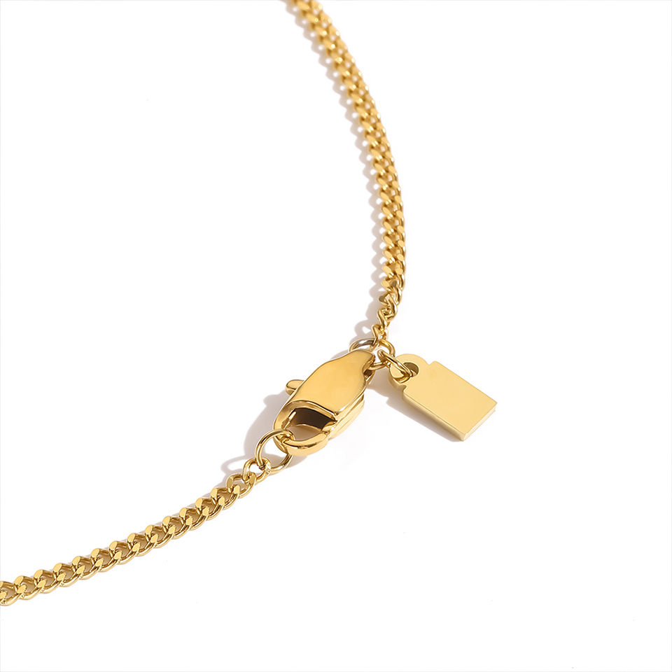 Miniatura: eManco Men's hip hop Cuban chain  Europe and the United States titanium steel do