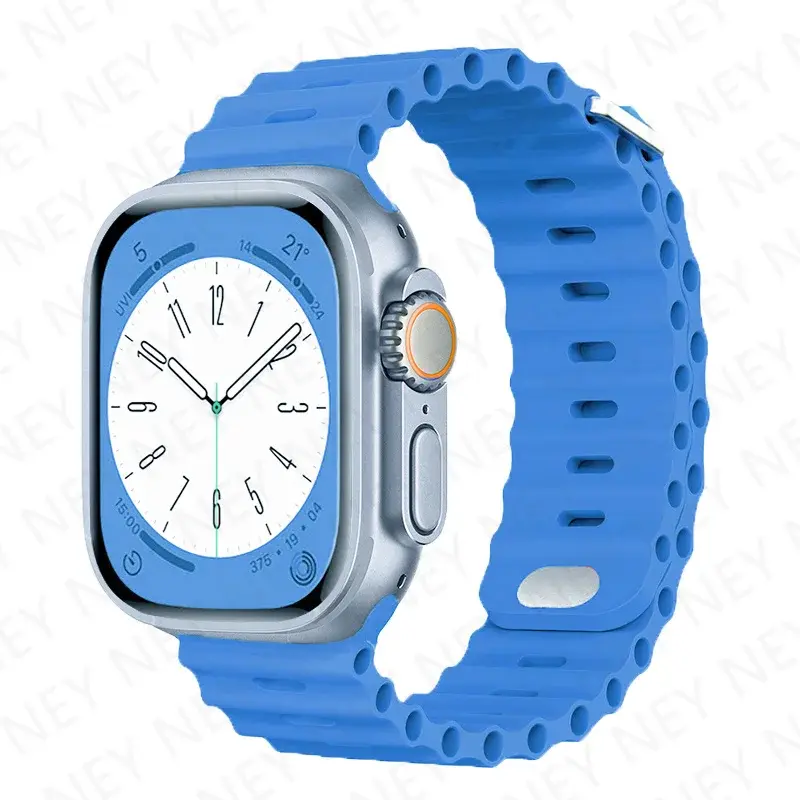 Miniatura: Pulseira Ocean para Apple Watch Ultra 2, compatível com tamanhos de 49 mm, 9 mm,