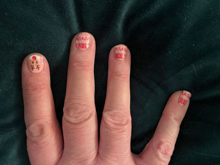 Manic-ure Monday: Rudolph by Bee’s Knees and Outlaw by Harley Wylde