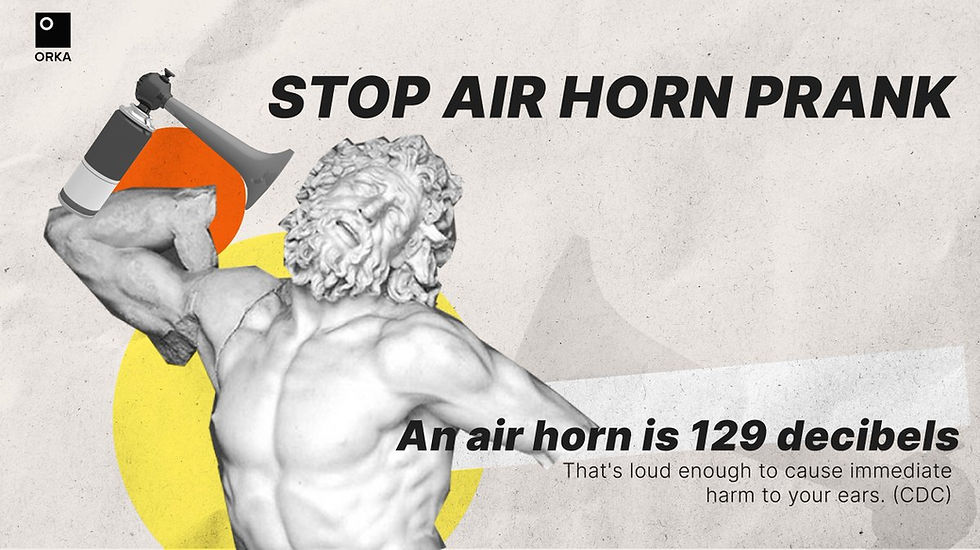 Stop Air Horn Prank