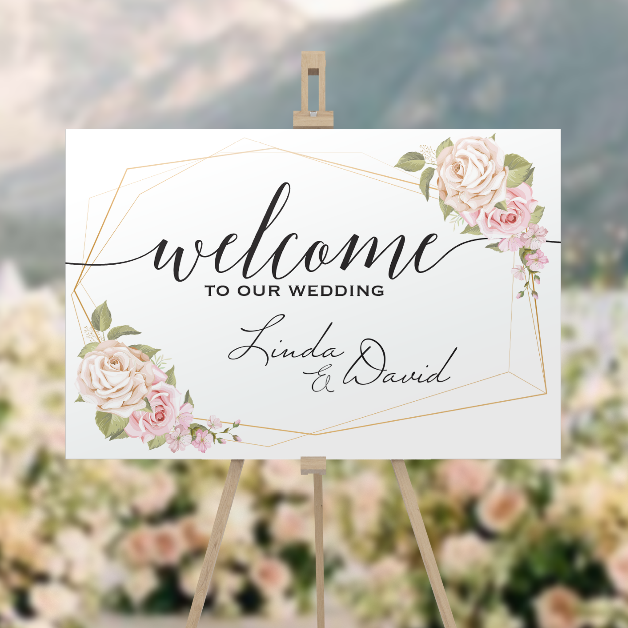 A2 (420 x 594mm) Wedding Signs
