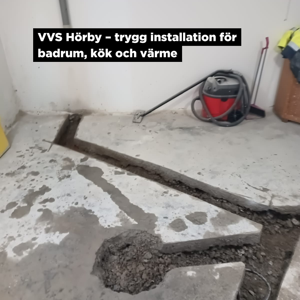 VVS installerad i Hörby