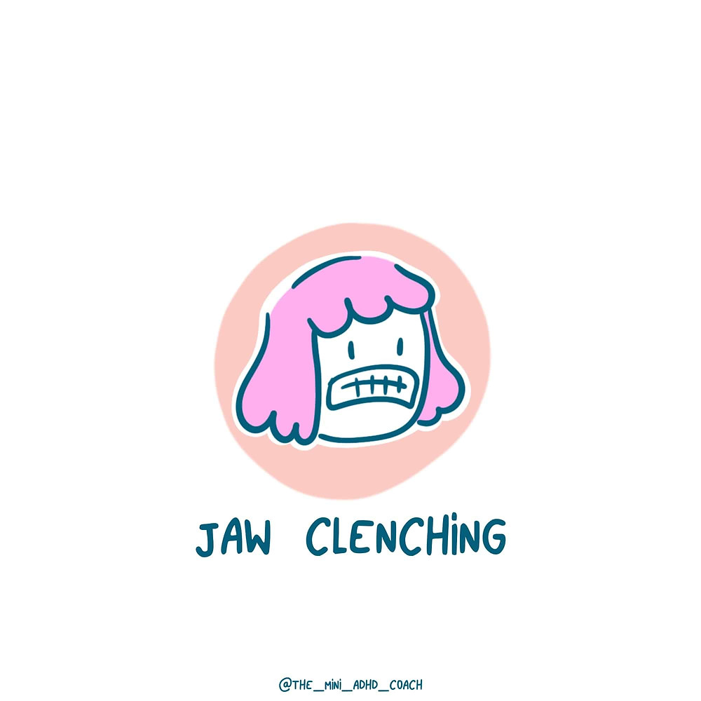 jaw clenching by alice the mini adhd coach