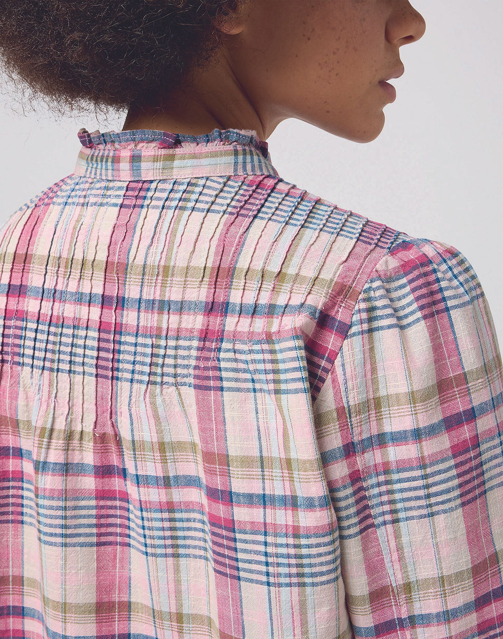 Thumbnail: PINTUCK BLOUSE VIOLET QUARTZ