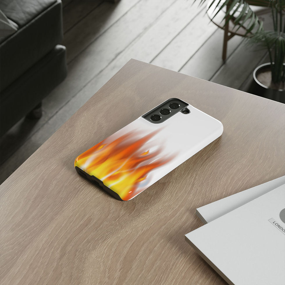 Thumbnail: Fire Pattern Phone Case | Tough Cases for Hot Style | Cool Tech Gift for Teens