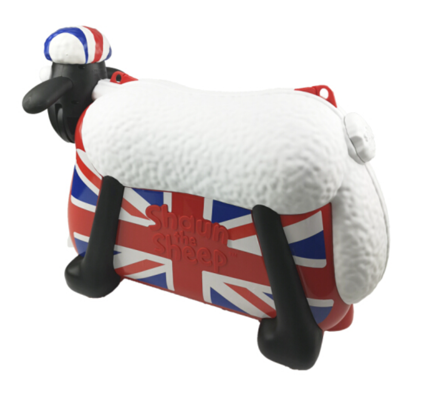 縮圖：小羊肖恩騎行旅行箱-英倫款Shaun the Sheep riding suitcase-British