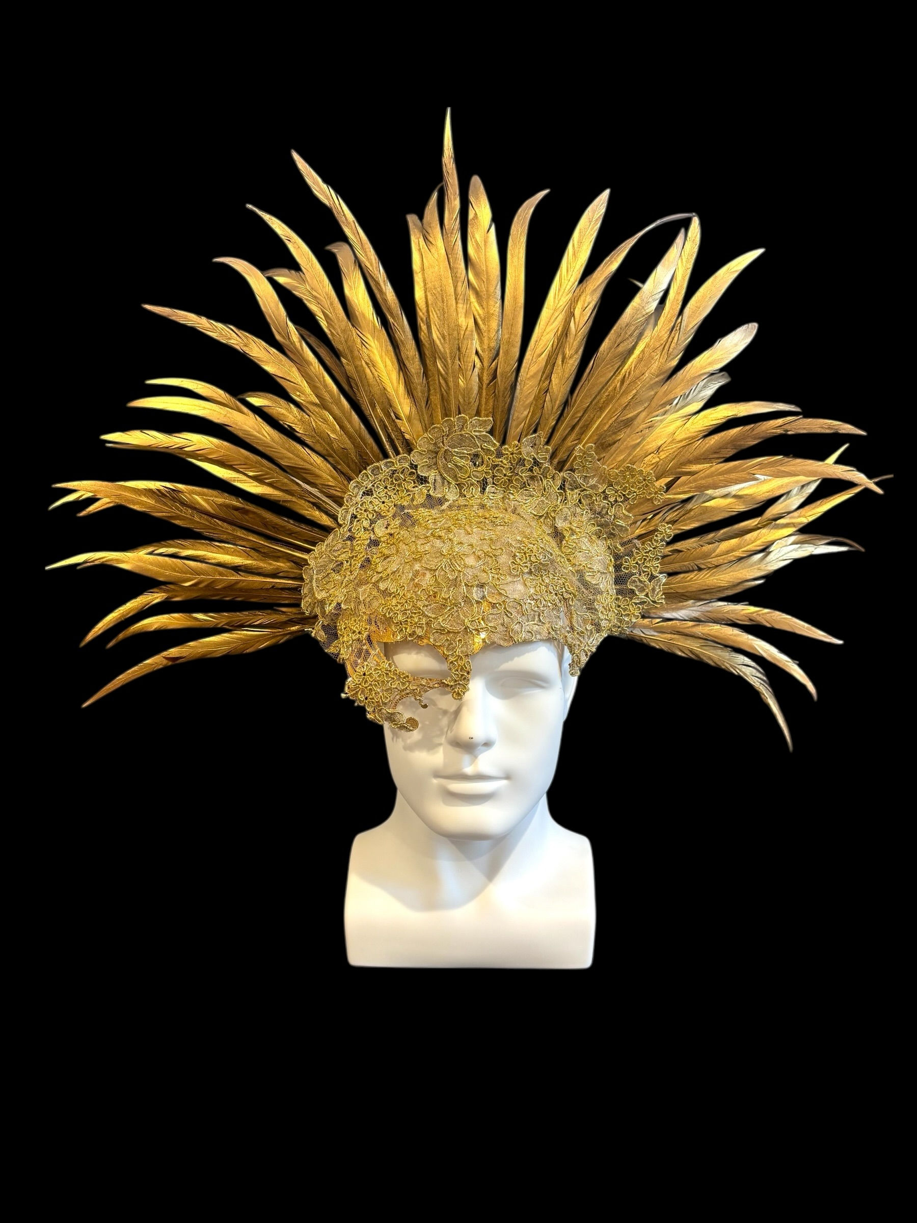 Gold Carnevale Mask