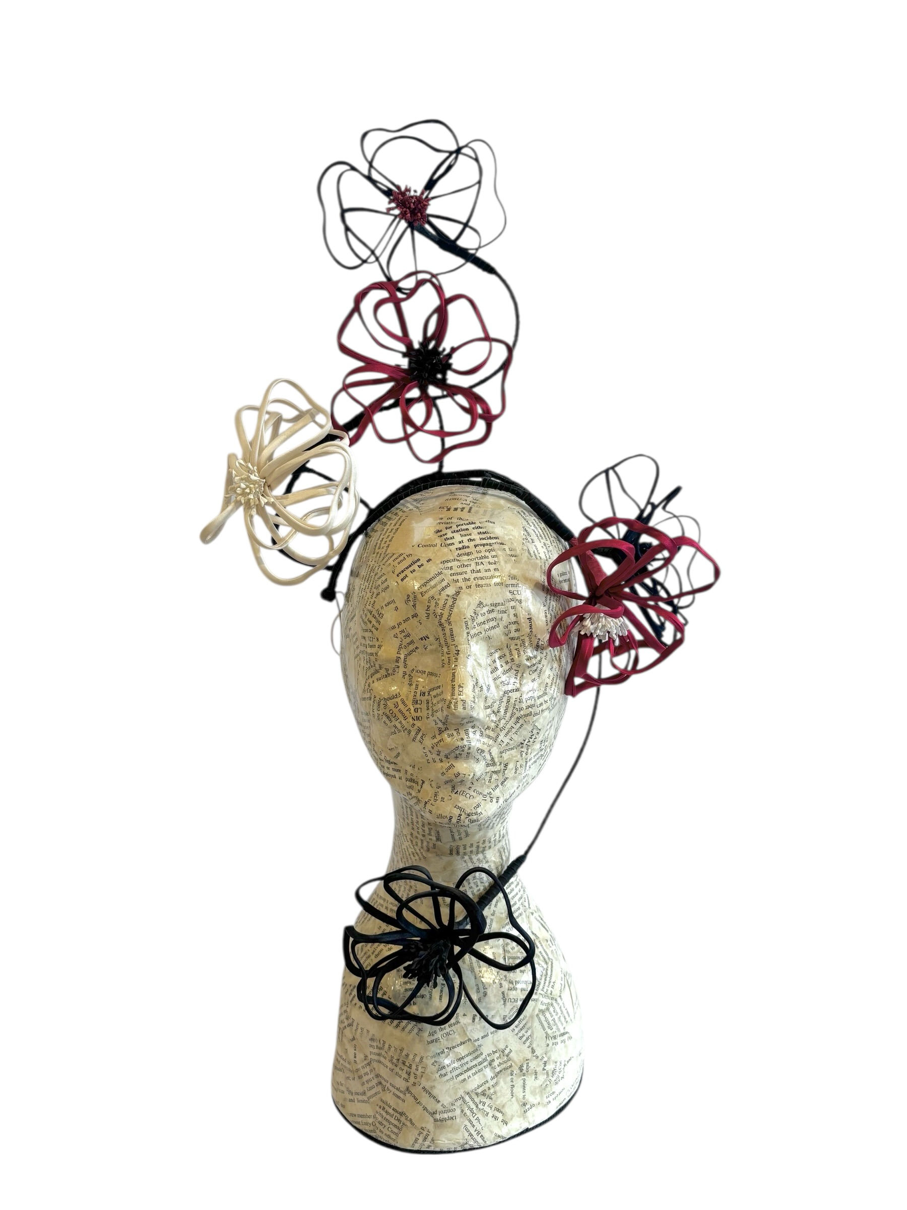 Sculptural Floral Headpiece - (Rental $150 for 5 days)