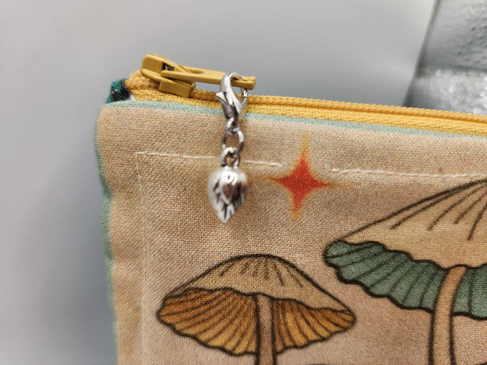 Thumbnail: Mushroom Zippered Coin Purse
