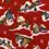 Thumbnail: copy of 100% cotton fabric SANTA TOWN thimbleberries RJR FABRICS Christmas