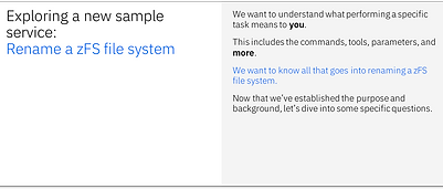 Slide from interview template