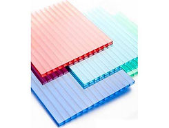 Policarbonato Placa Alveolar Colorida