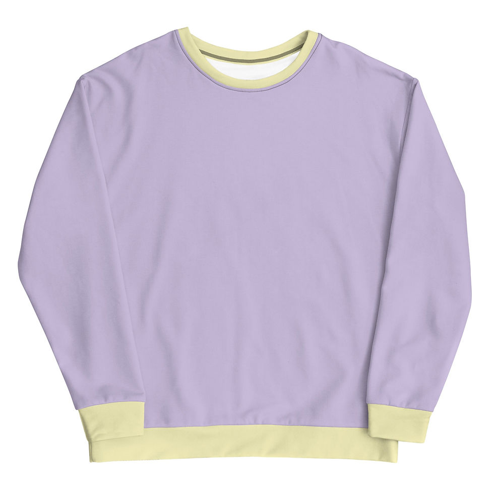 Miniatura: Purple Fog Tropical Sweatshirt