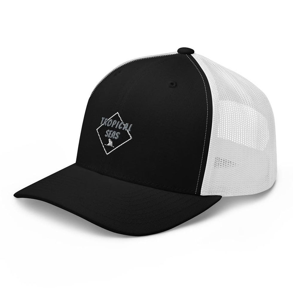 Miniatura: Tropical Seas Shark Fin Trucker Hat