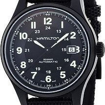 Hamilton Mens Khaki Field Watch Black.jpg