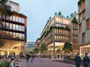 Stockholm Wood City: Pionierarbeit auf dem Weg zu einer Stadtentwicklung in Massivholzbauweise 