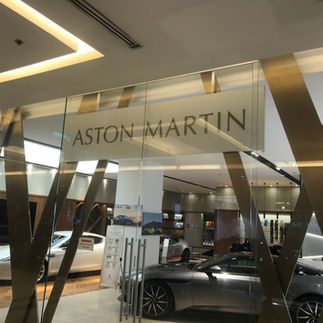 aston marting signage