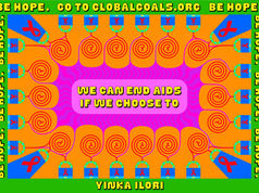 The launch of the “be hope – end aids” campaign