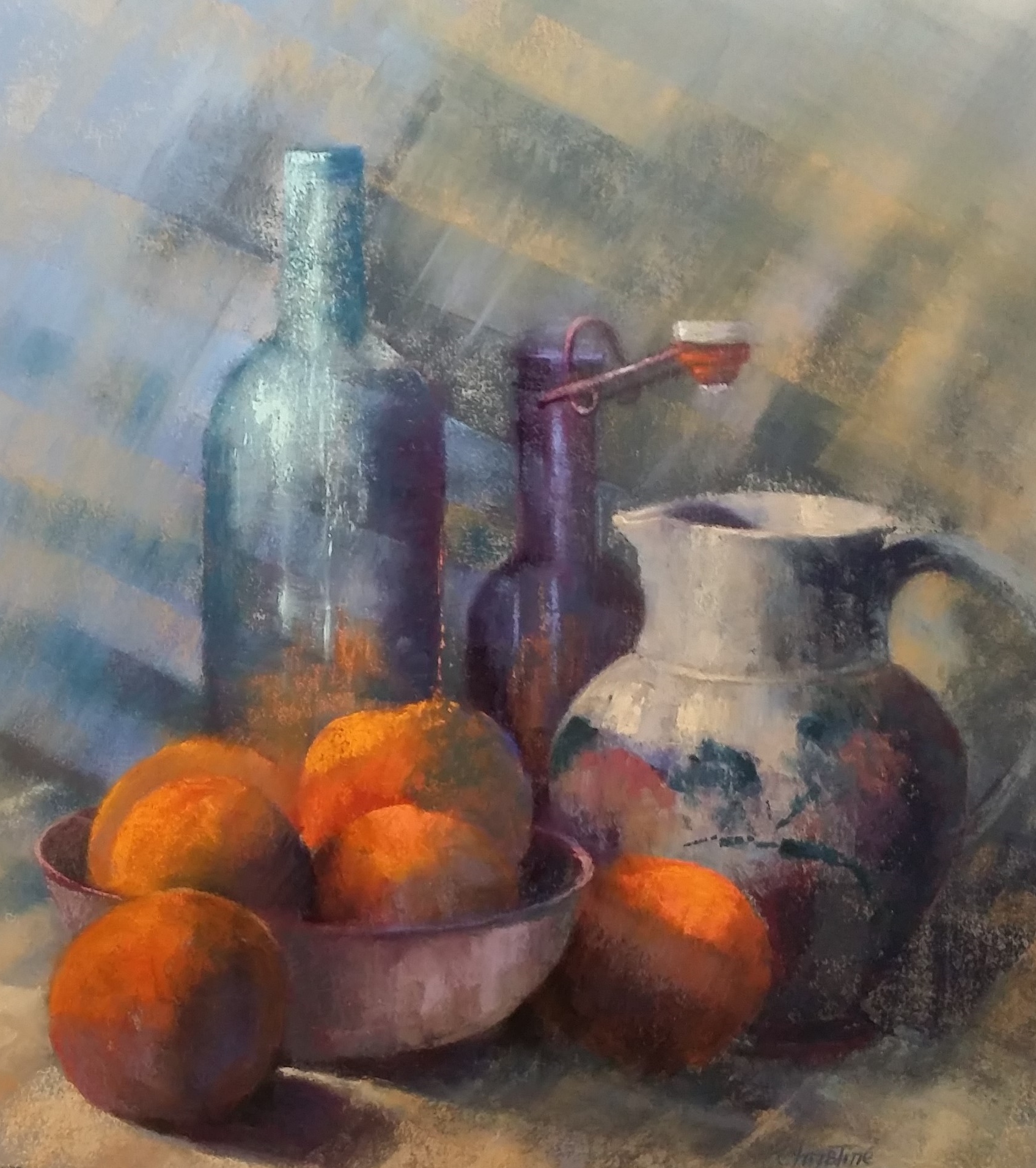 Nature morte à l'orange