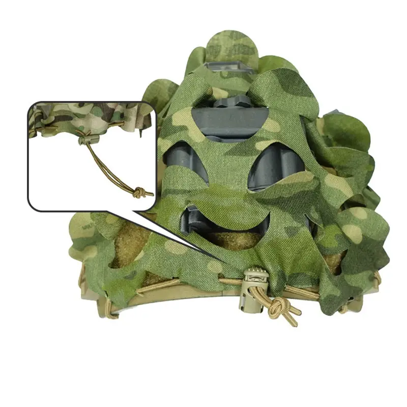 Thumbnail: Camo Net Airsoft Helmet Cover
