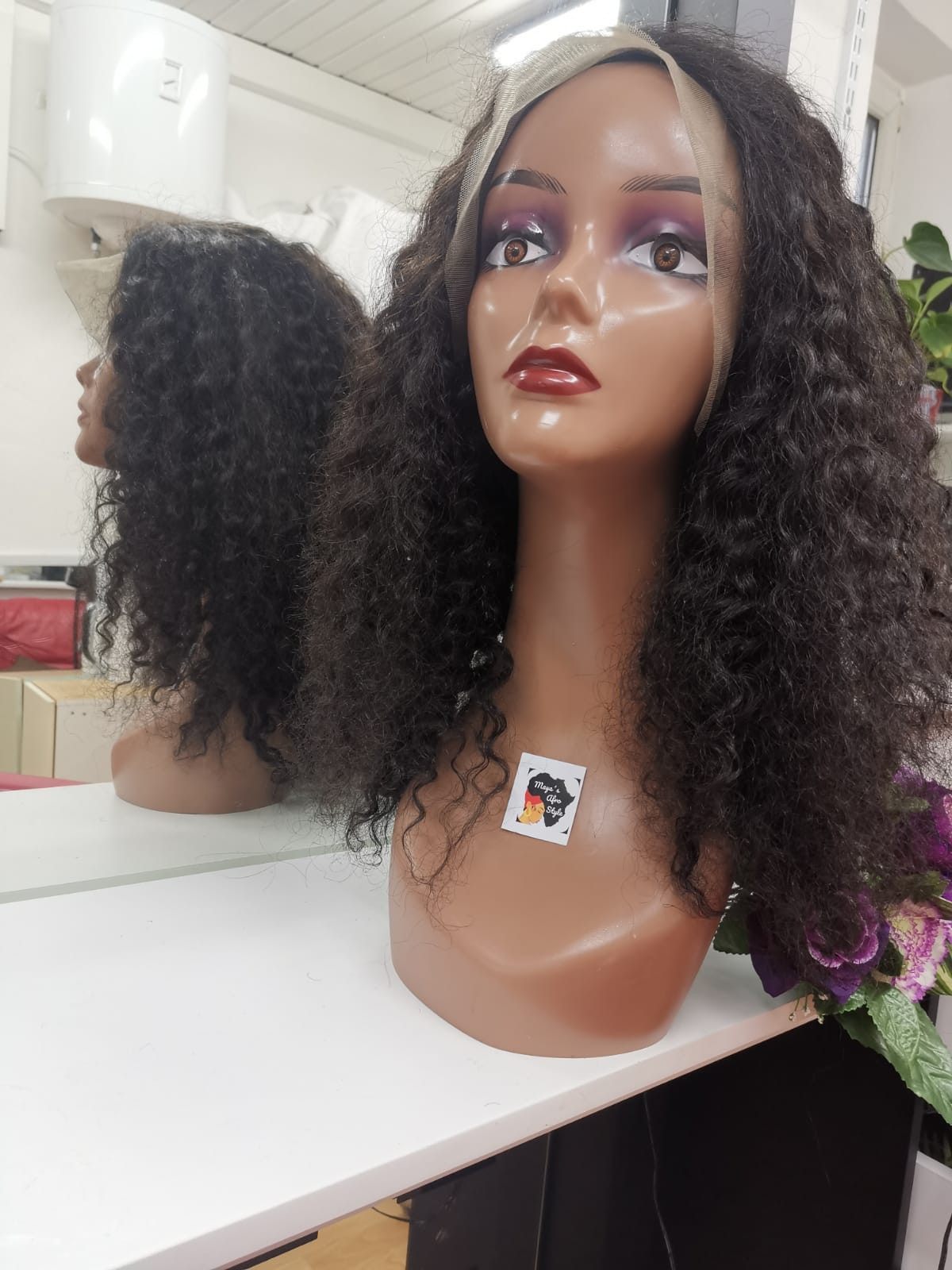Lace front wig