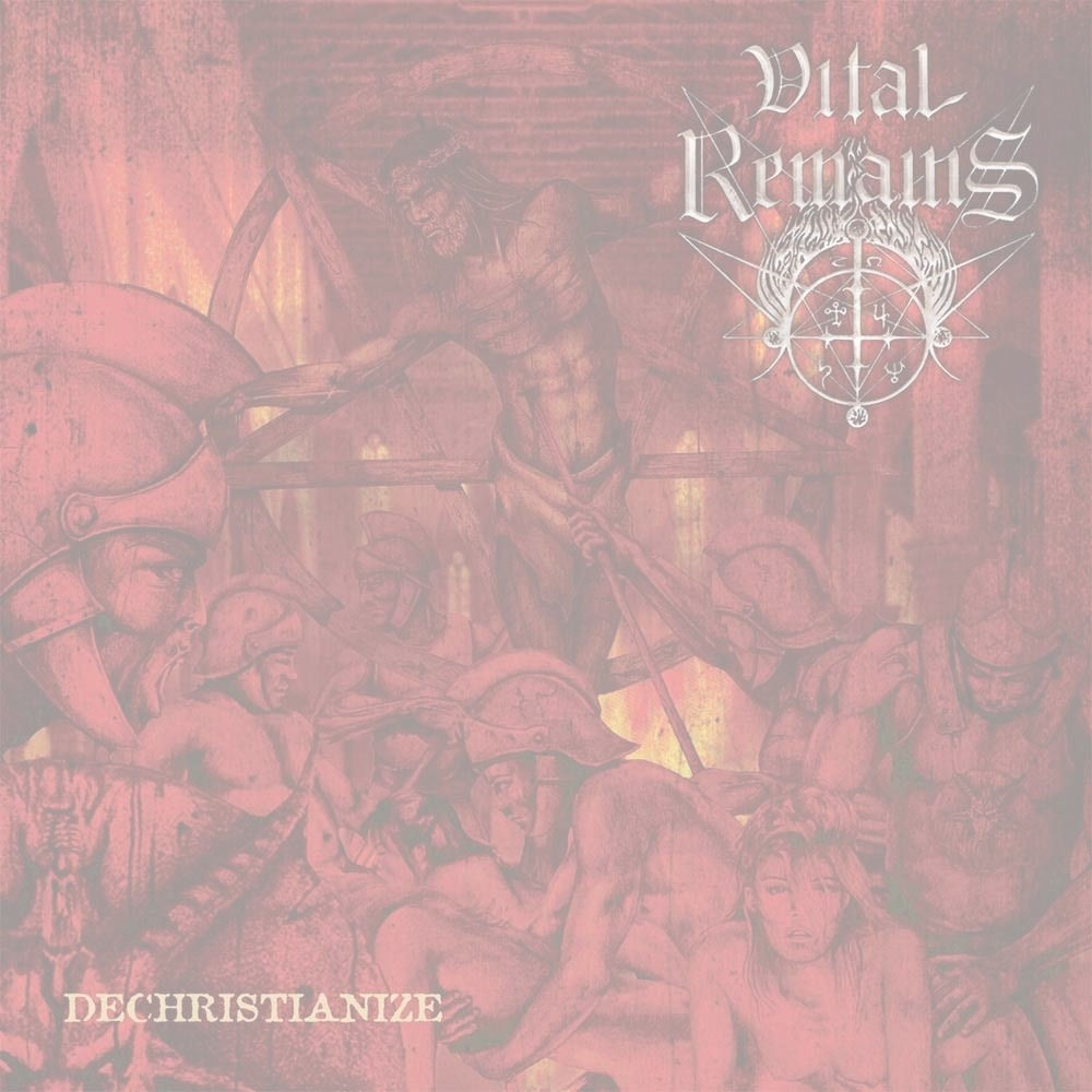 VITAL REMAINS "Dechristianize" 12" 2 LP Red Yellow