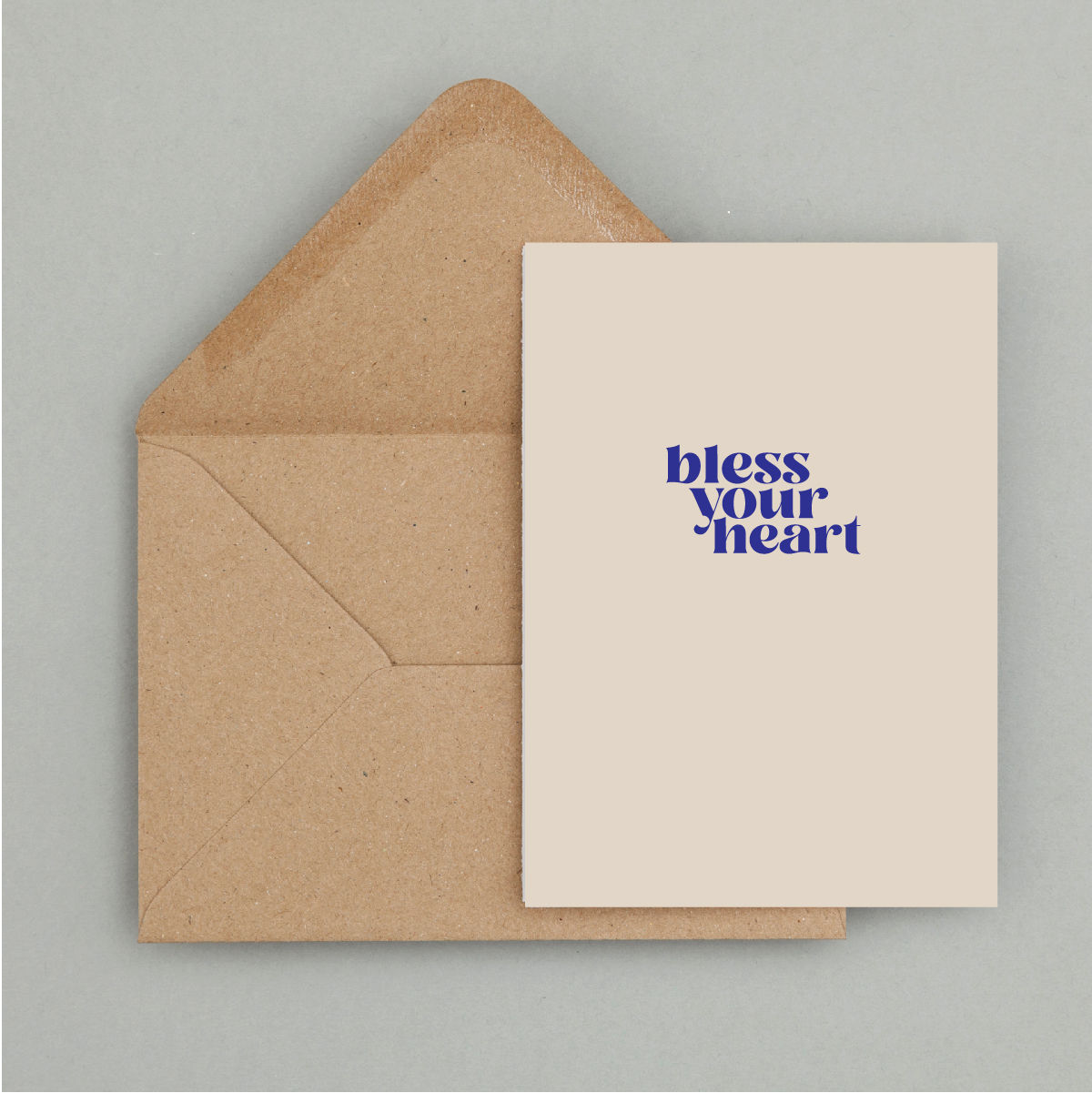 Hand Printed Bless It Card + Envelope Set