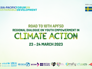 Road to 10th APFSD to Kickstart Regional Dialogue on Youth Empowerment in Climate Action this March