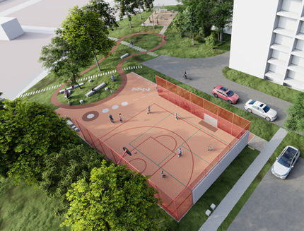 Revitalizace okolí domů Žitná, Novoměstská: nové víceúčelové hřiště už letos