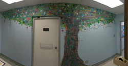 Saturn Mural Tree