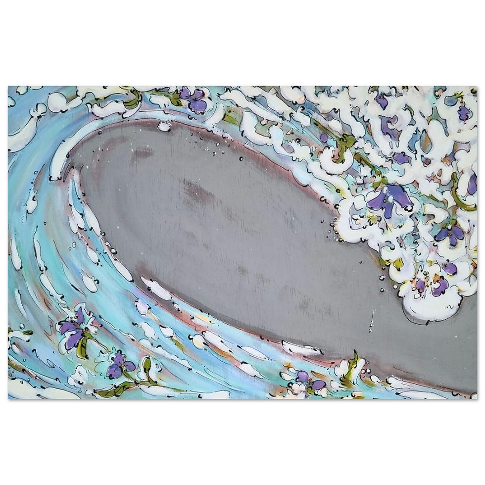 Thumbnail: Iris Bouquet Wave (Sweet Iris Print)