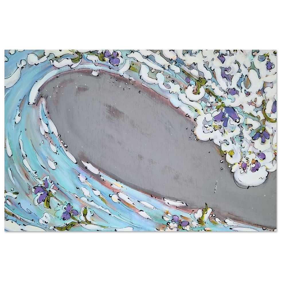 Thumbnail: Iris Bouquet Wave (Sweet Iris Print)