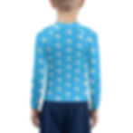 Thumbnail: Kids Rash Guard: Lucy Diamond meditates, Thoughts like Birds in the Sky