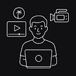 Videoschnitt von Urlaubsvideos oder Festen schwarz.png