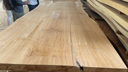 Kiln dried teak table tops